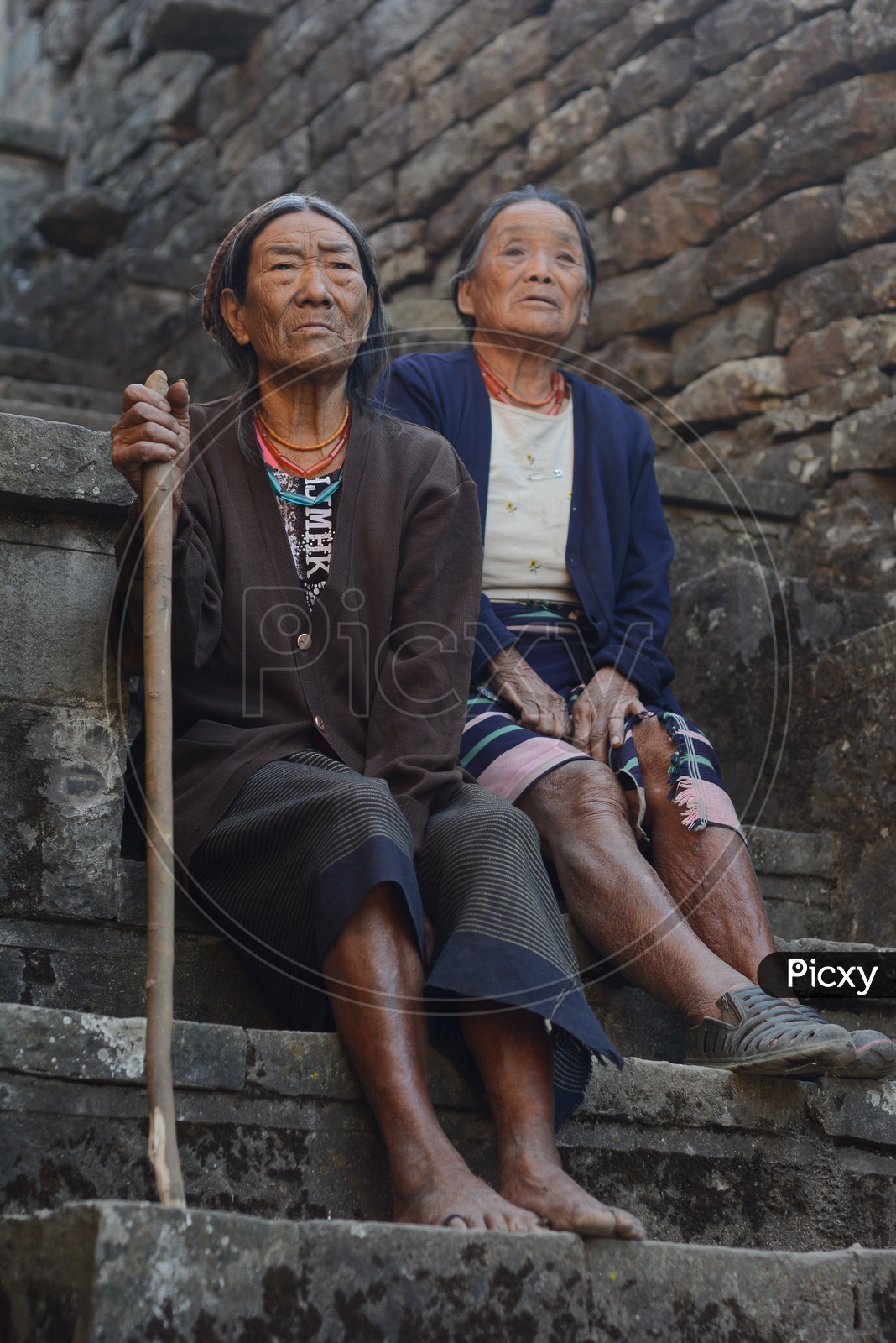 Old Naga Women