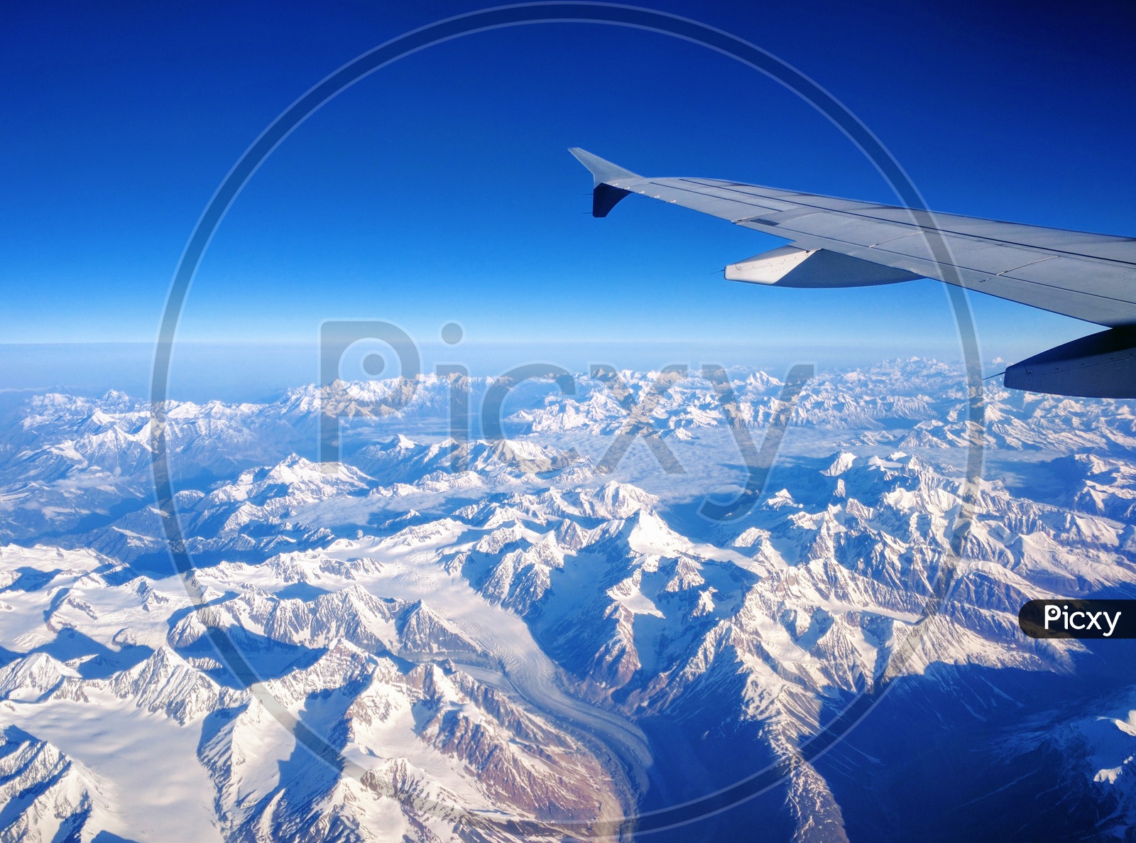 View of Himalayan ranges