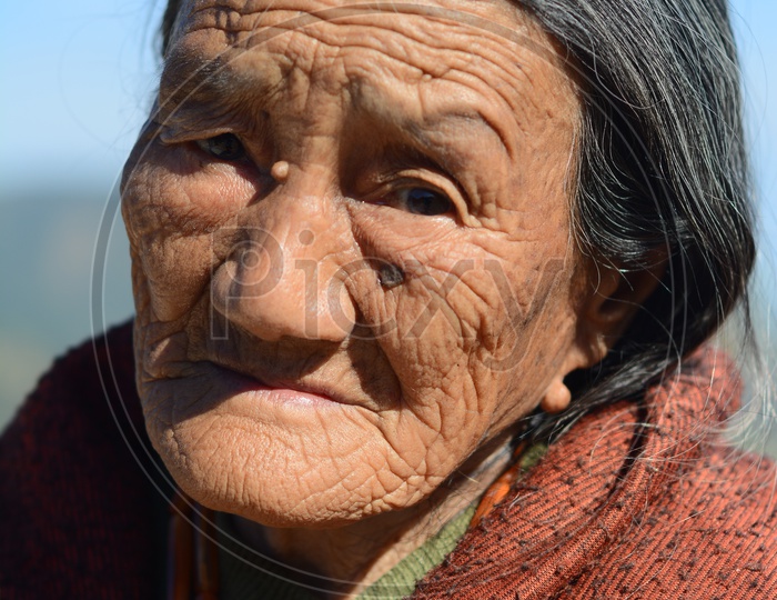 Old Woman in Nagaland
