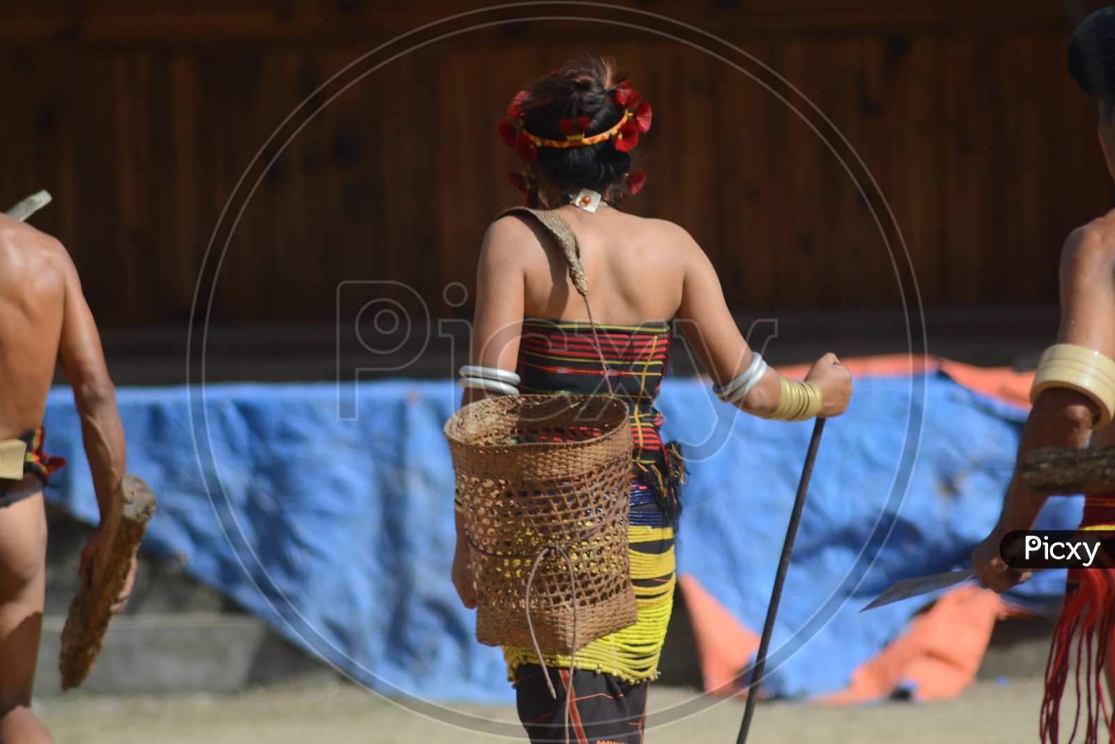 Image Of Nagaland Woman In Traditional Attire Wf Picxy