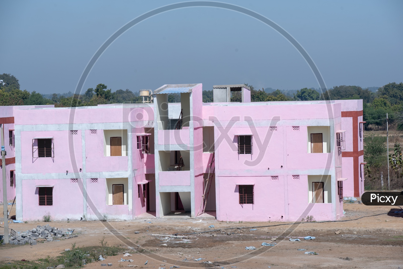 2BHK Houses Built by Telangana Government under 2BHK Housing Scheme in Kamareddy