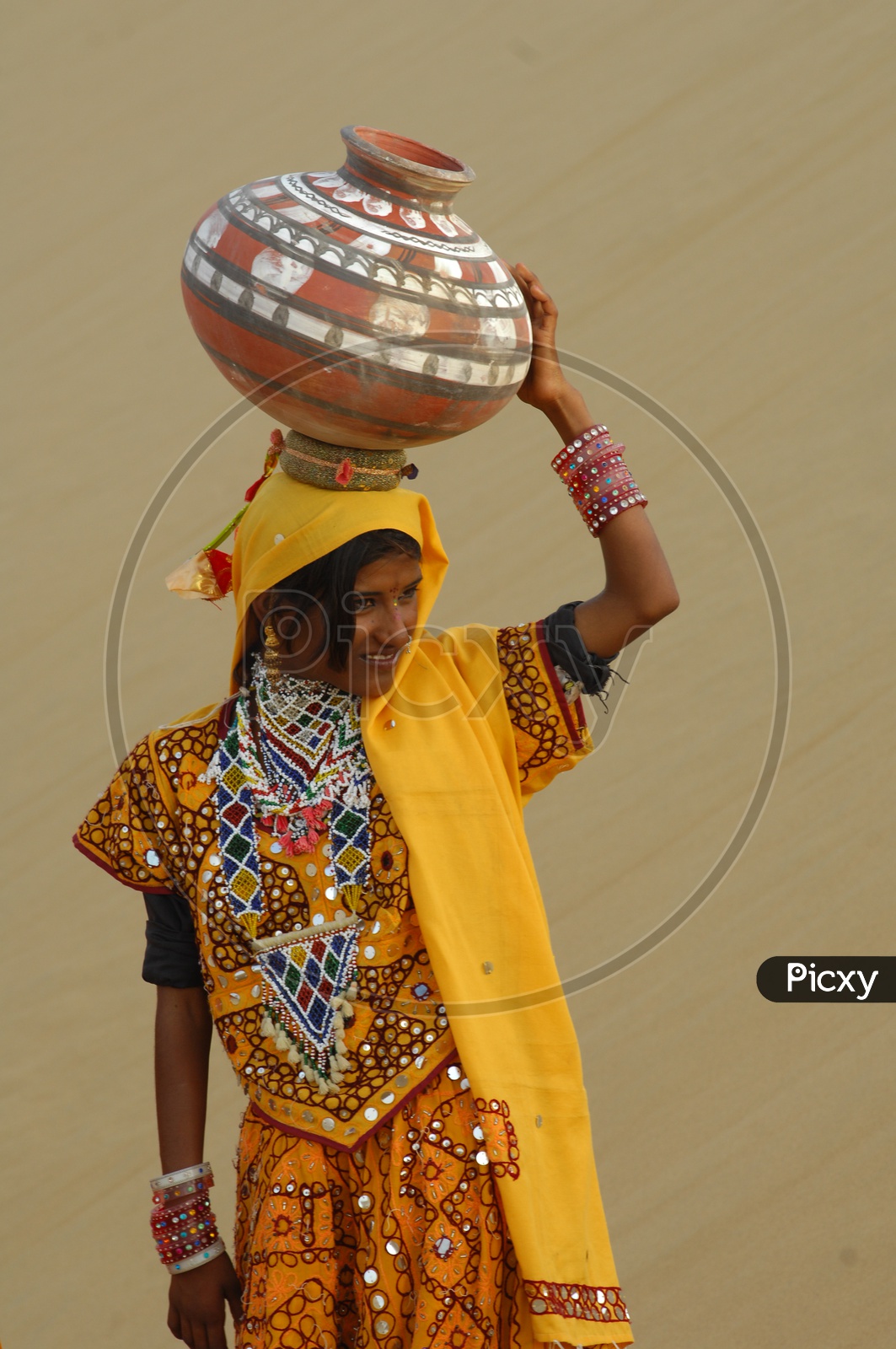 Indian Female in a Getup