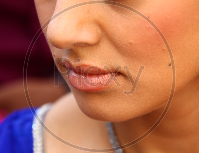 Female model lips