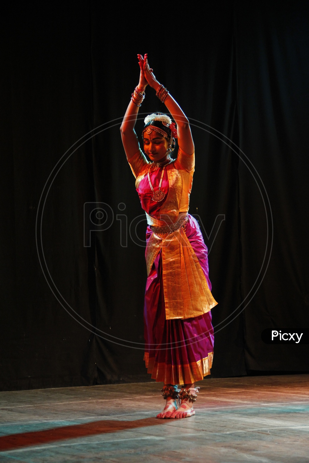 Indian Classical Dancer Posture of a Classical Dance Art Form