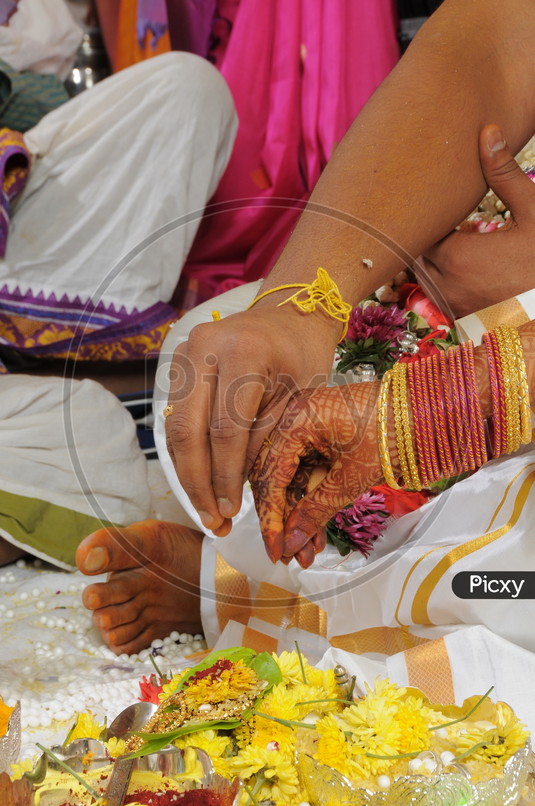 Pooja in Hindu wedding