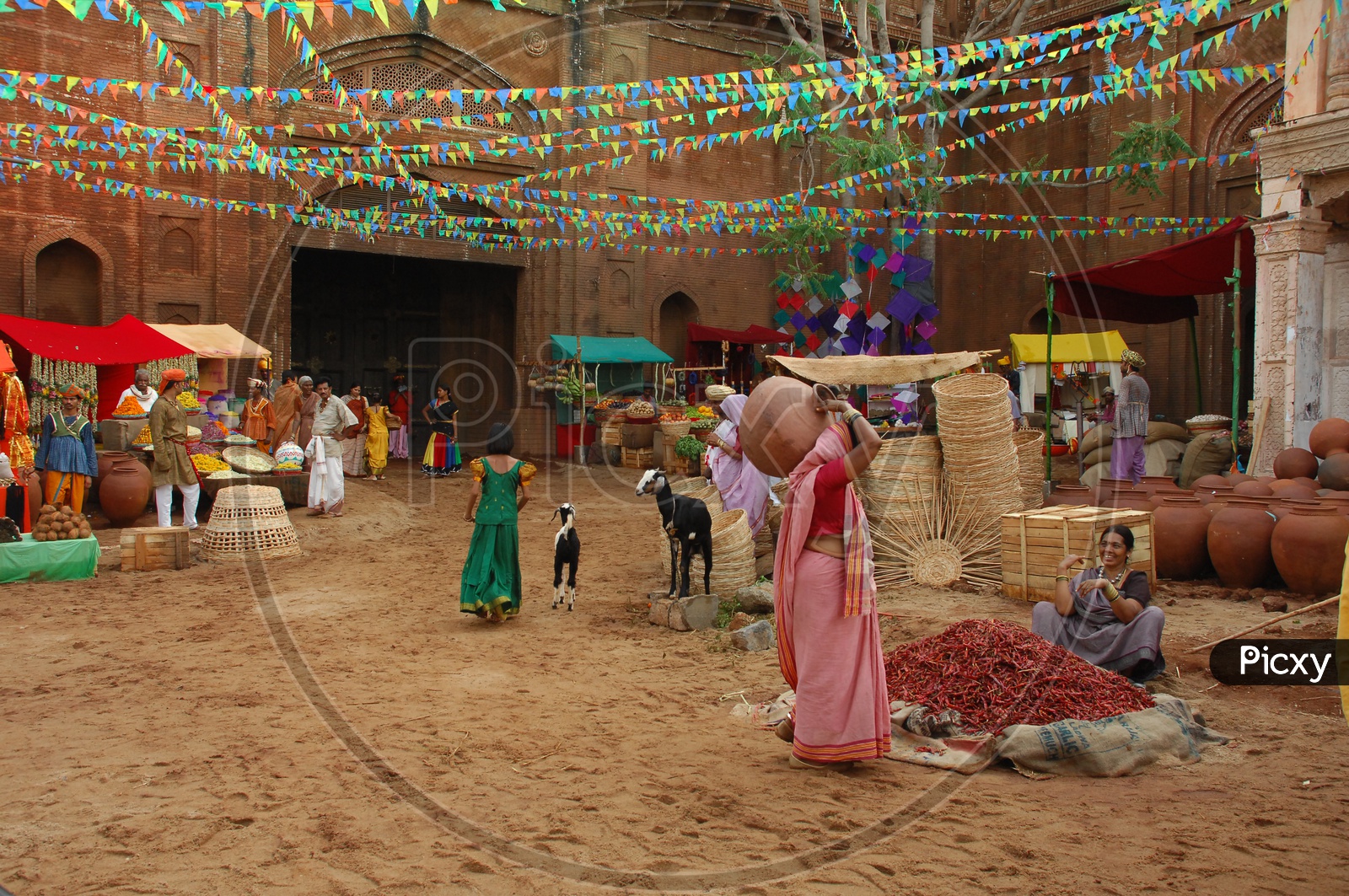 a village set in Rajasthan