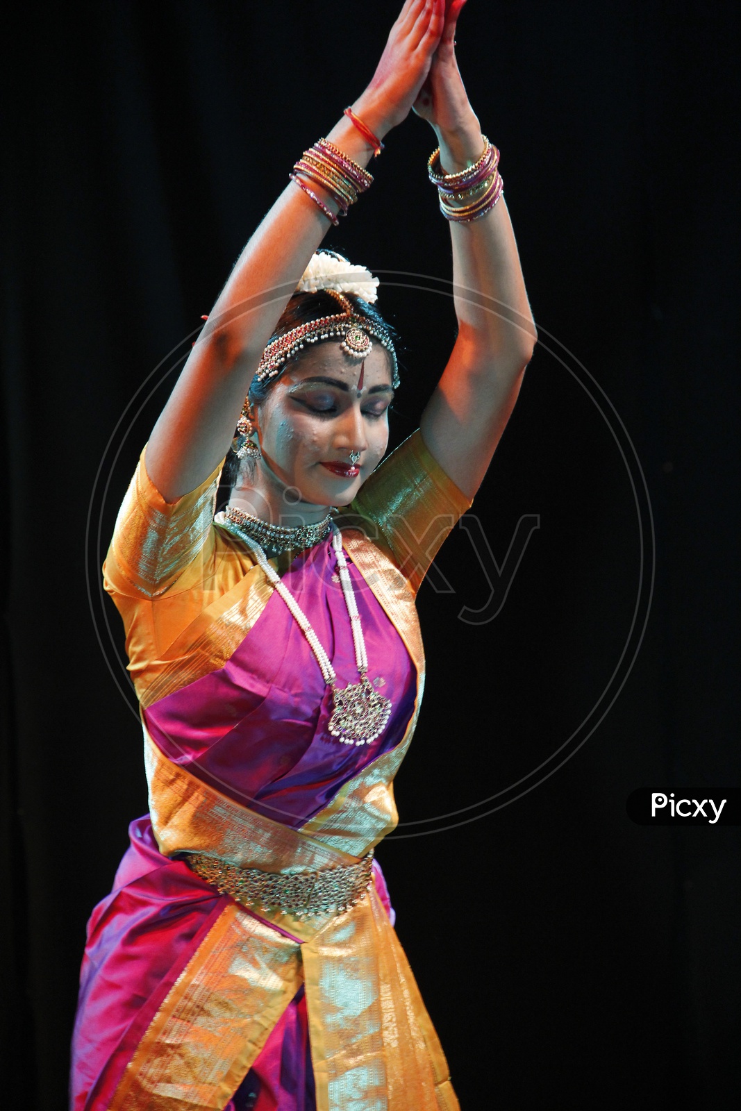 Indian Classical Dancer Posture of a Classical Dance Art Form