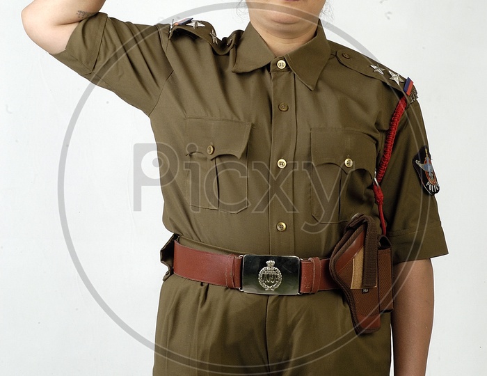 Indian Female Police Model