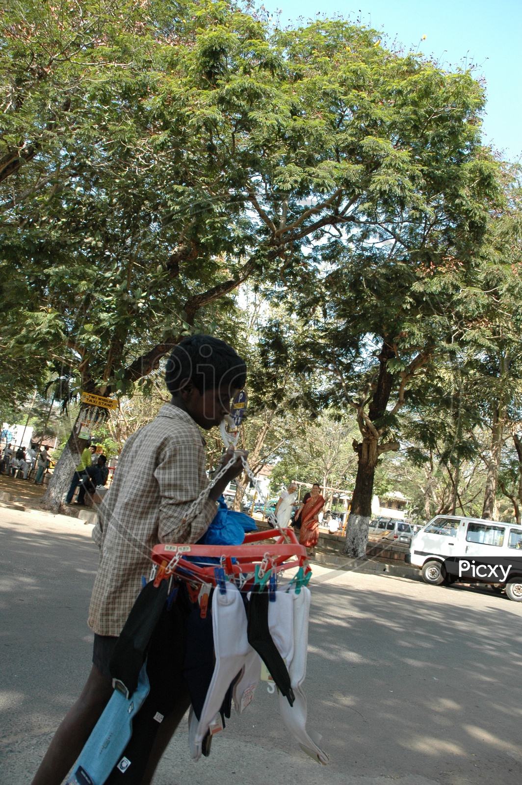 Indian Child Vendor On Indian Roads