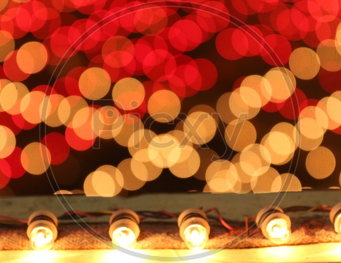 A Beautiful illusion effect Created By Bokeh Effect of Led Lights