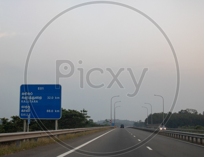 Southern Expressway to Kalutara and Galle