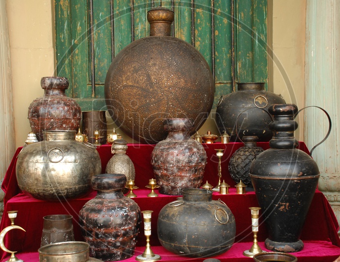 Antique Vessels in a Shop