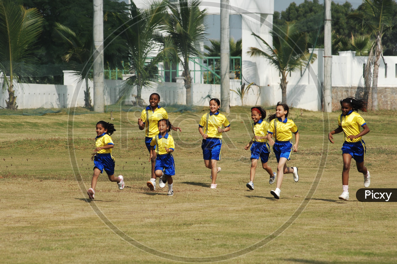 Children at the School Sport day - Running Race