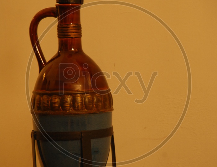 Antique Retro Copper Jug Vase