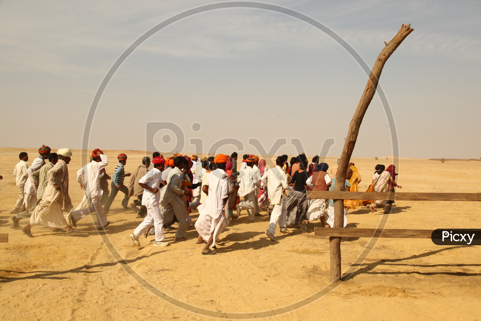 Exodus Of Villagers For Celebrations In Rajasthan