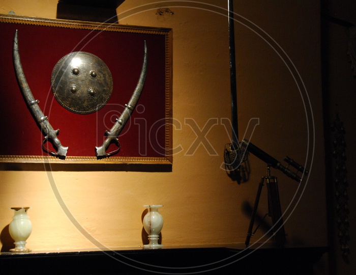 Antique Swords in Display