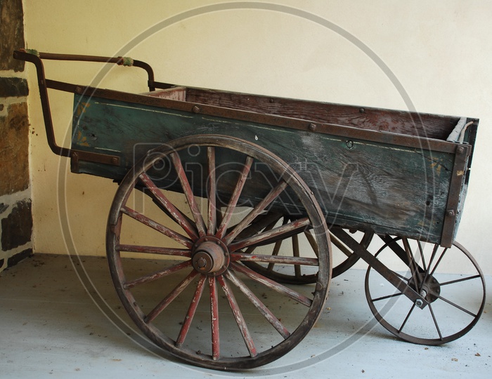 Antique Carts in a Museum