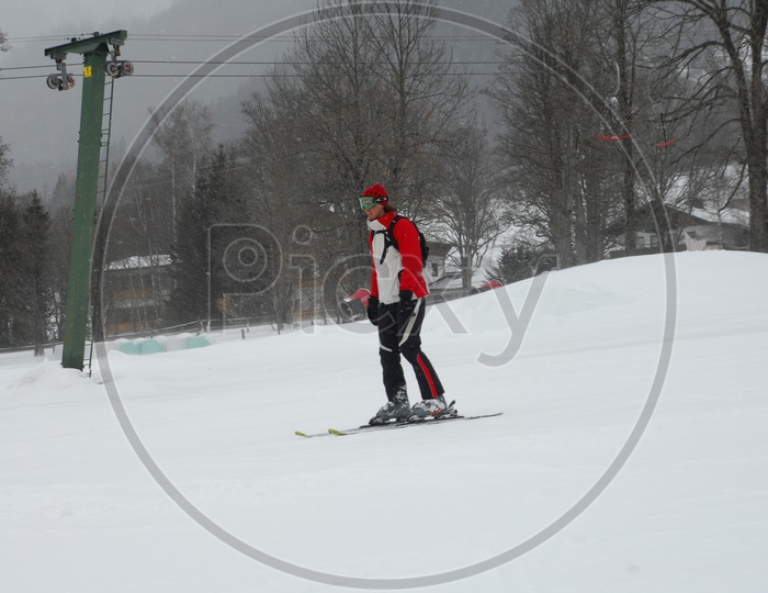 snow Skiing in Switzerland
