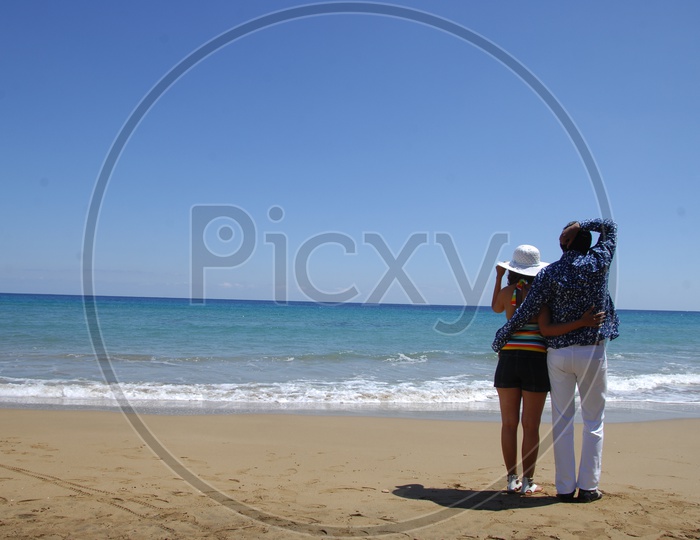 A Couple On a Beach