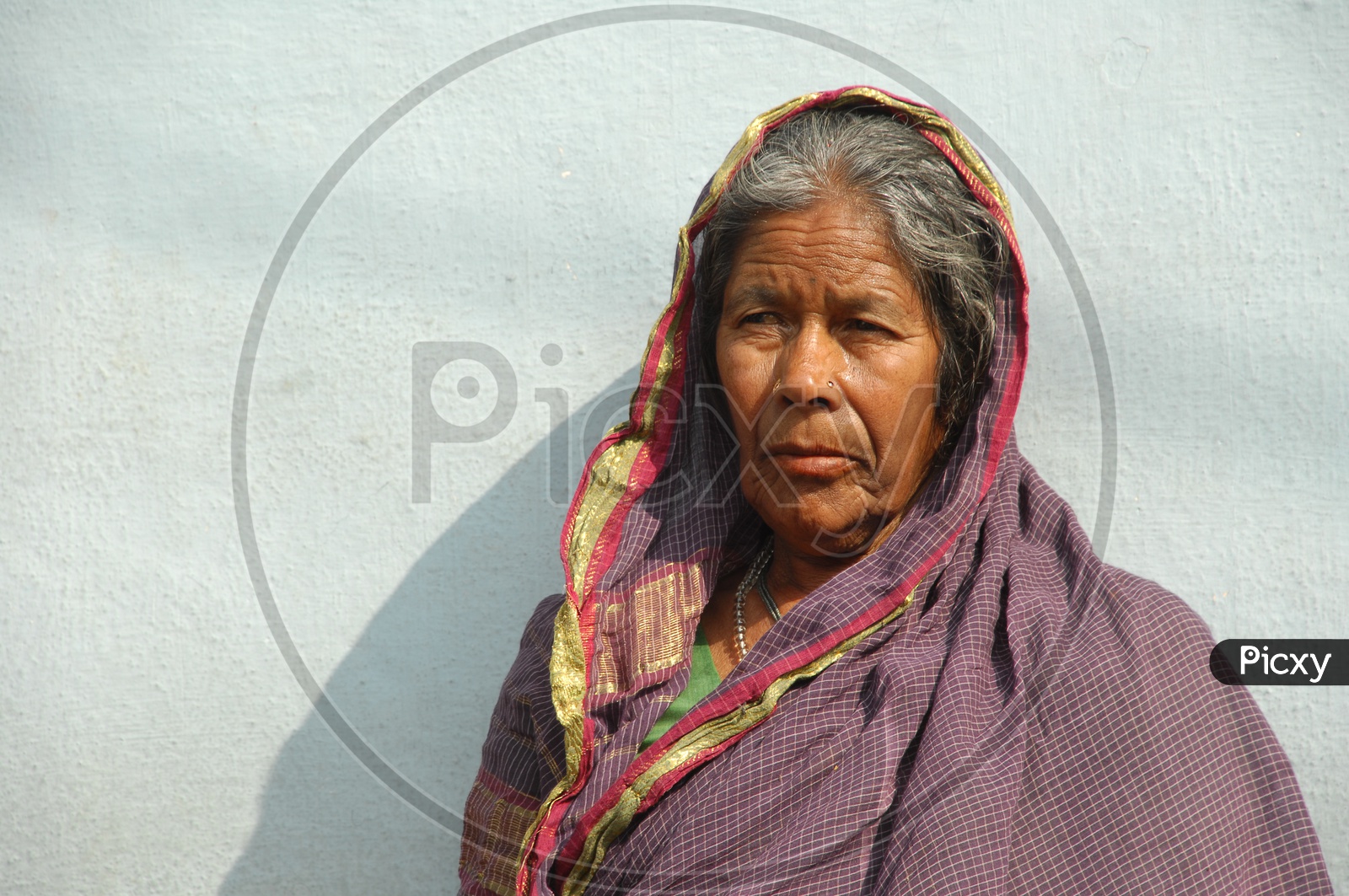 Photograph of an Old women / People faces