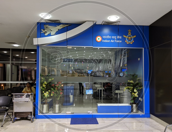 Indian Air Force booth at Chennai Airport