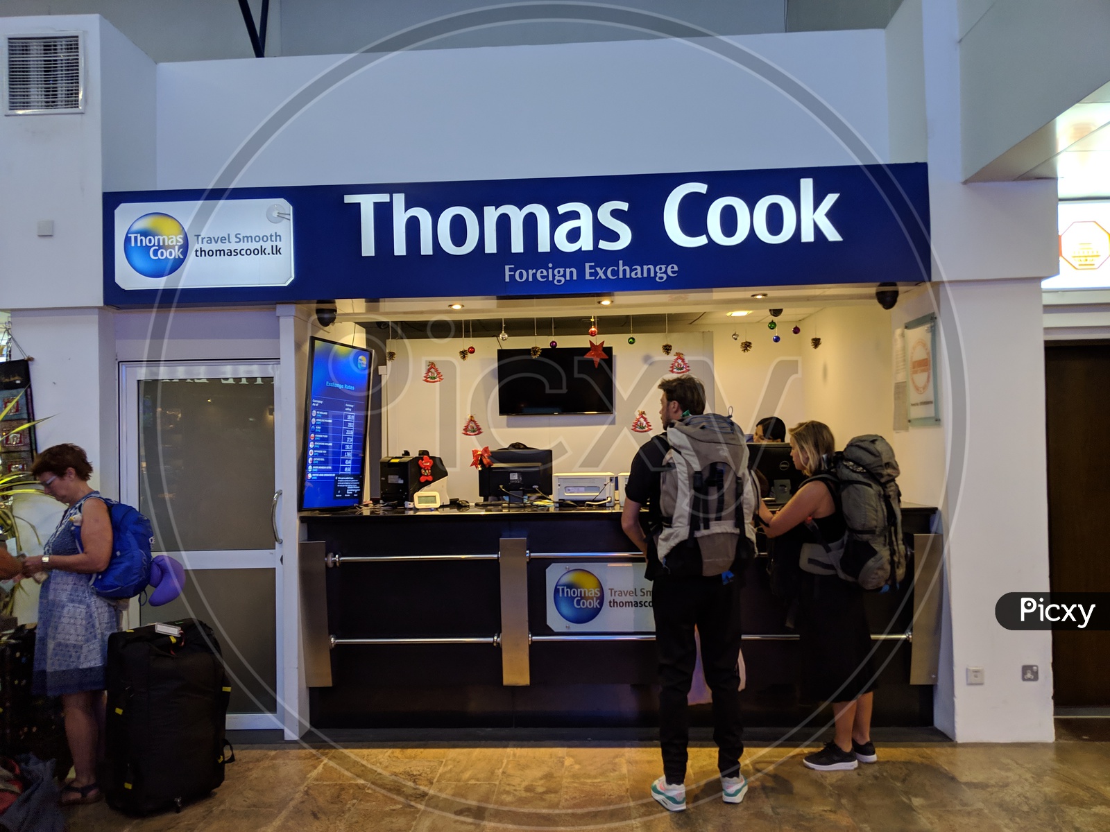 Thomas Cook foreign currency exchange at Colombo Airport