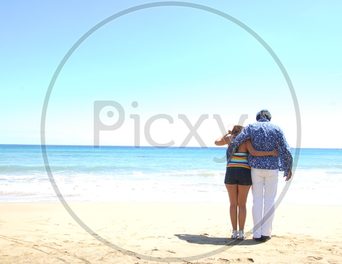 A Couple On a Beach