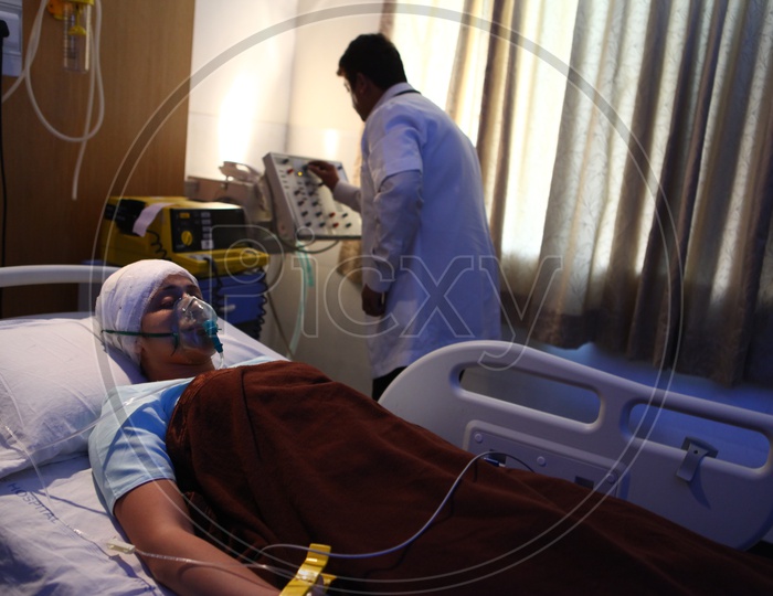 A Patient In a Hospital Bed