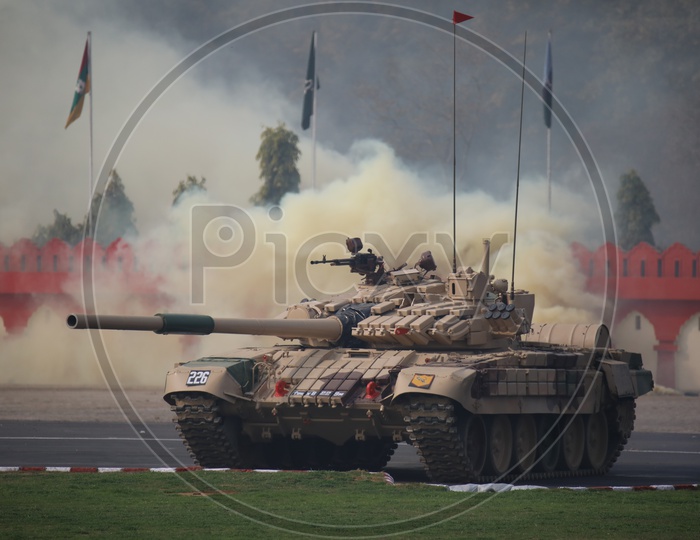 Indian Army T-90 Bhishma Battle Tank