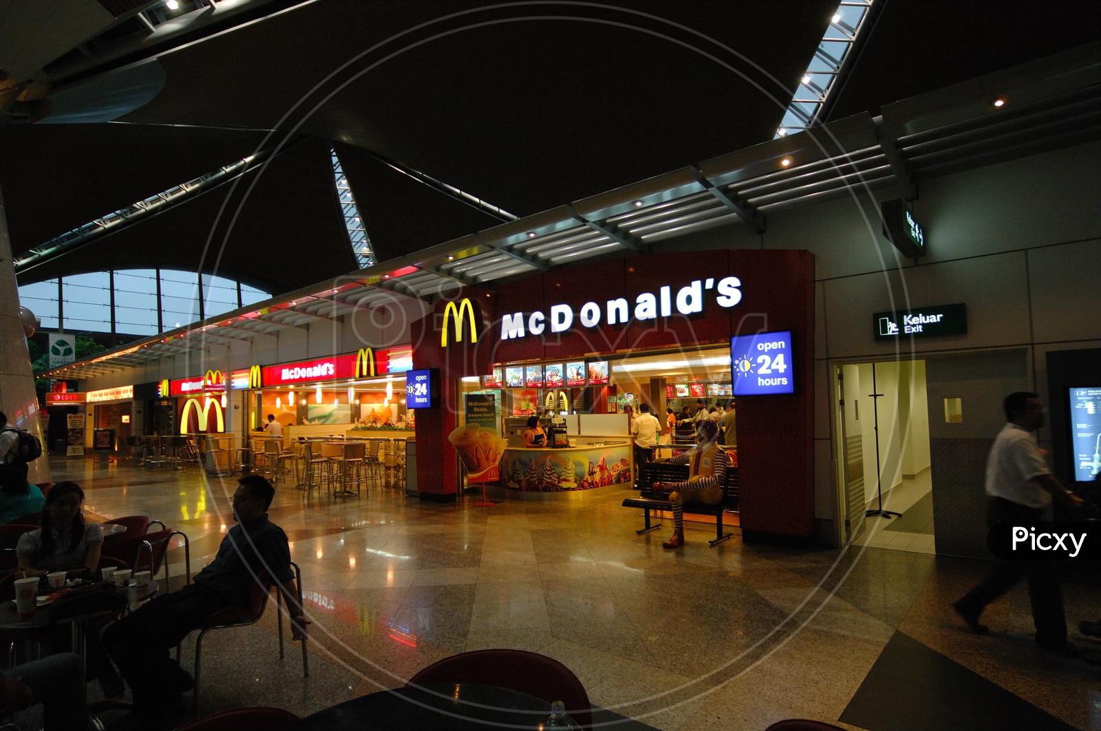 Mc Donalds in Kuala Lumpur Airport