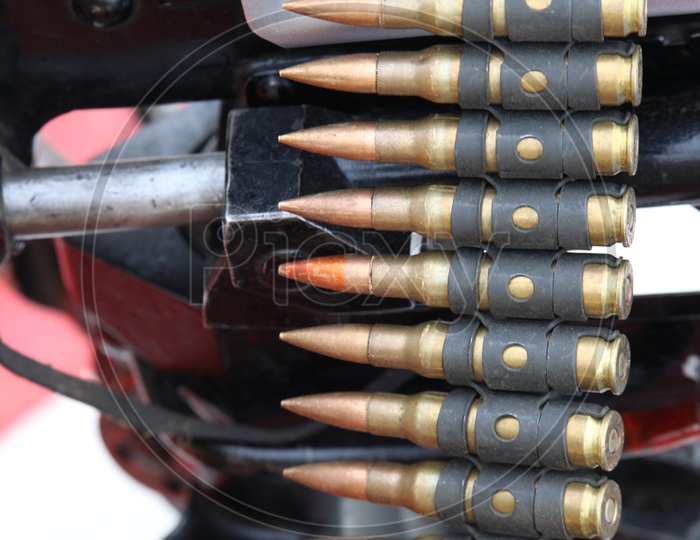 Bullets in Machine Gun