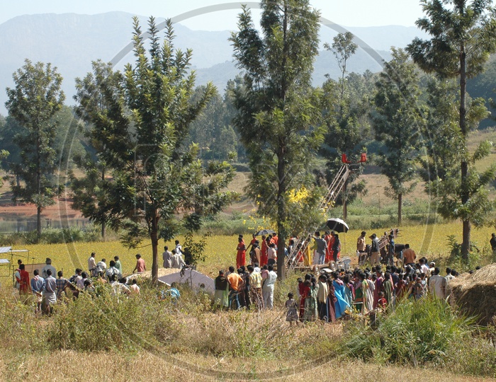 A Movie Shooting In a Tribal Village