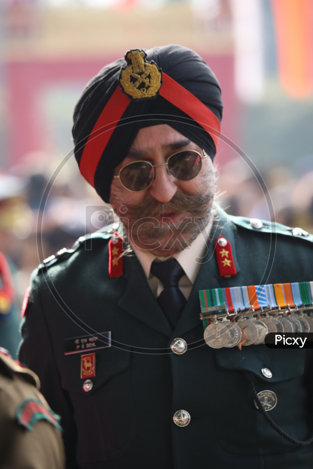 Major General P S Behl Indian Army at Indian Army Day Celebrations at Parade Ground in Delhi