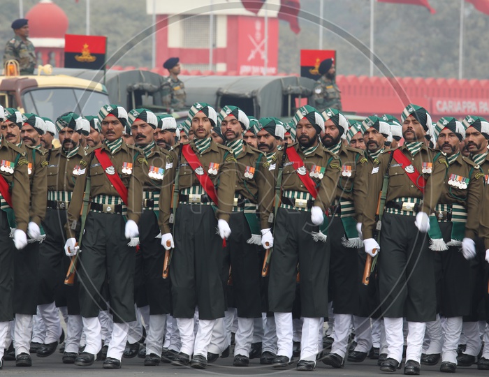 Indian Army Day Celebrations at Parade Ground in Delhi