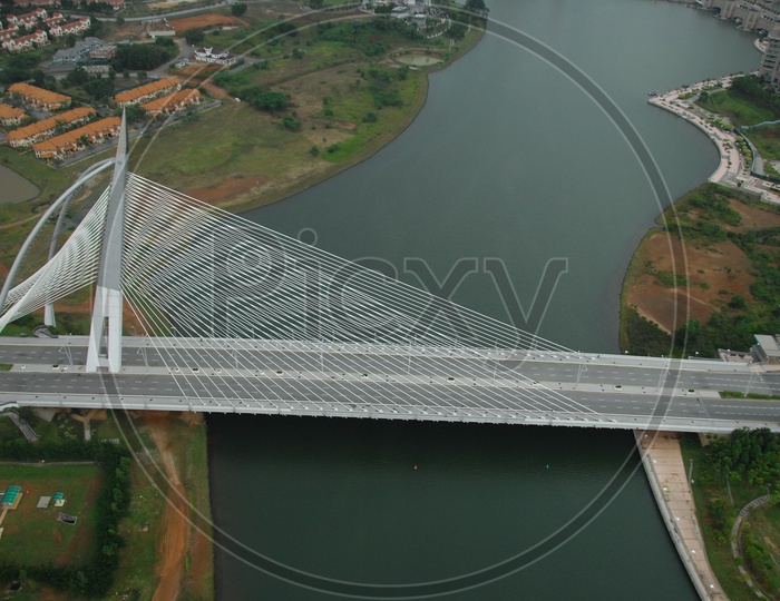 Aerial View of Seri Wawasan Bridge