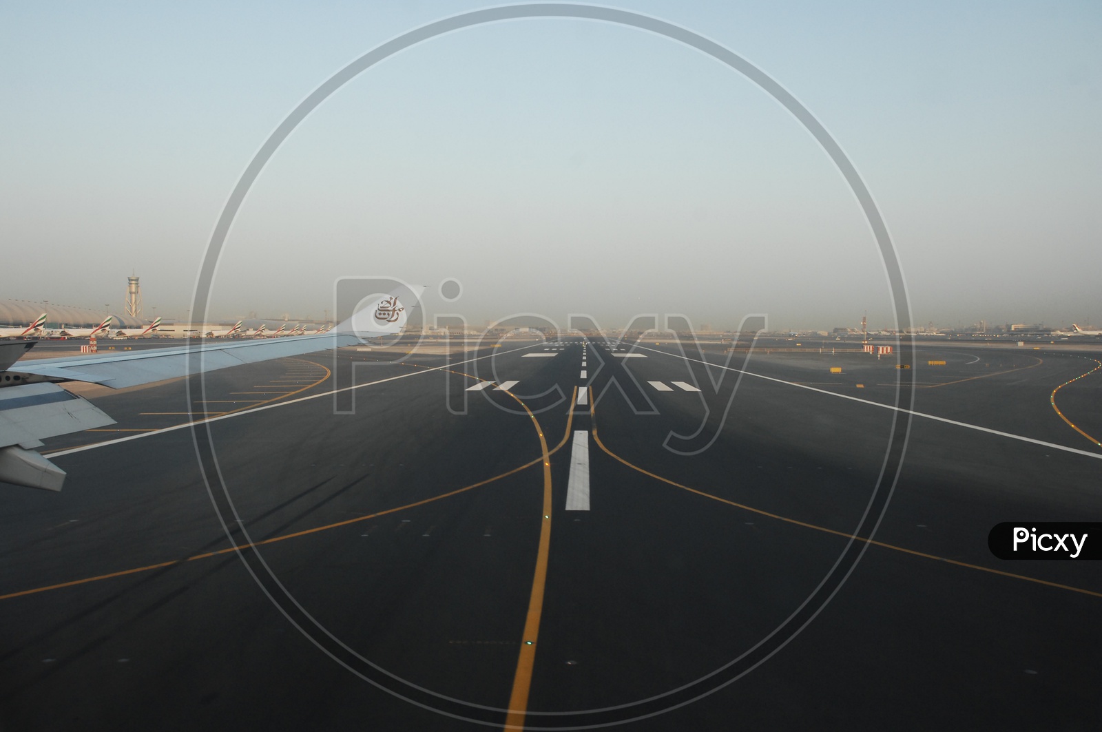 Runway in Dubai Airport