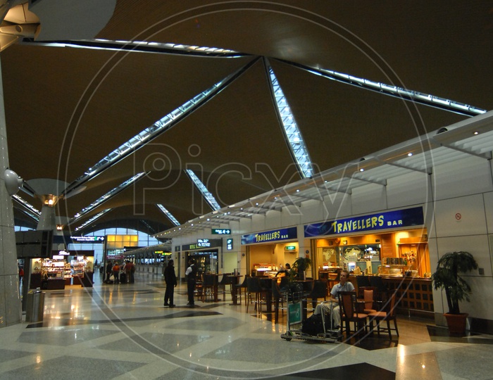 Kuala Lumpur Airport With Passengers and Infra Structure and Travel Scenes