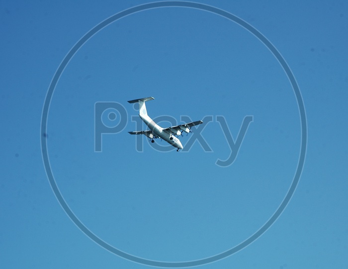 Berjaya Air Plane flying in Air