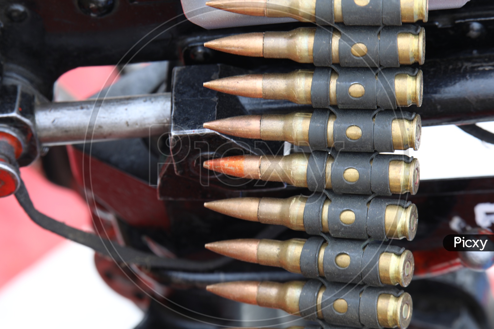Bullets in Machine Gun