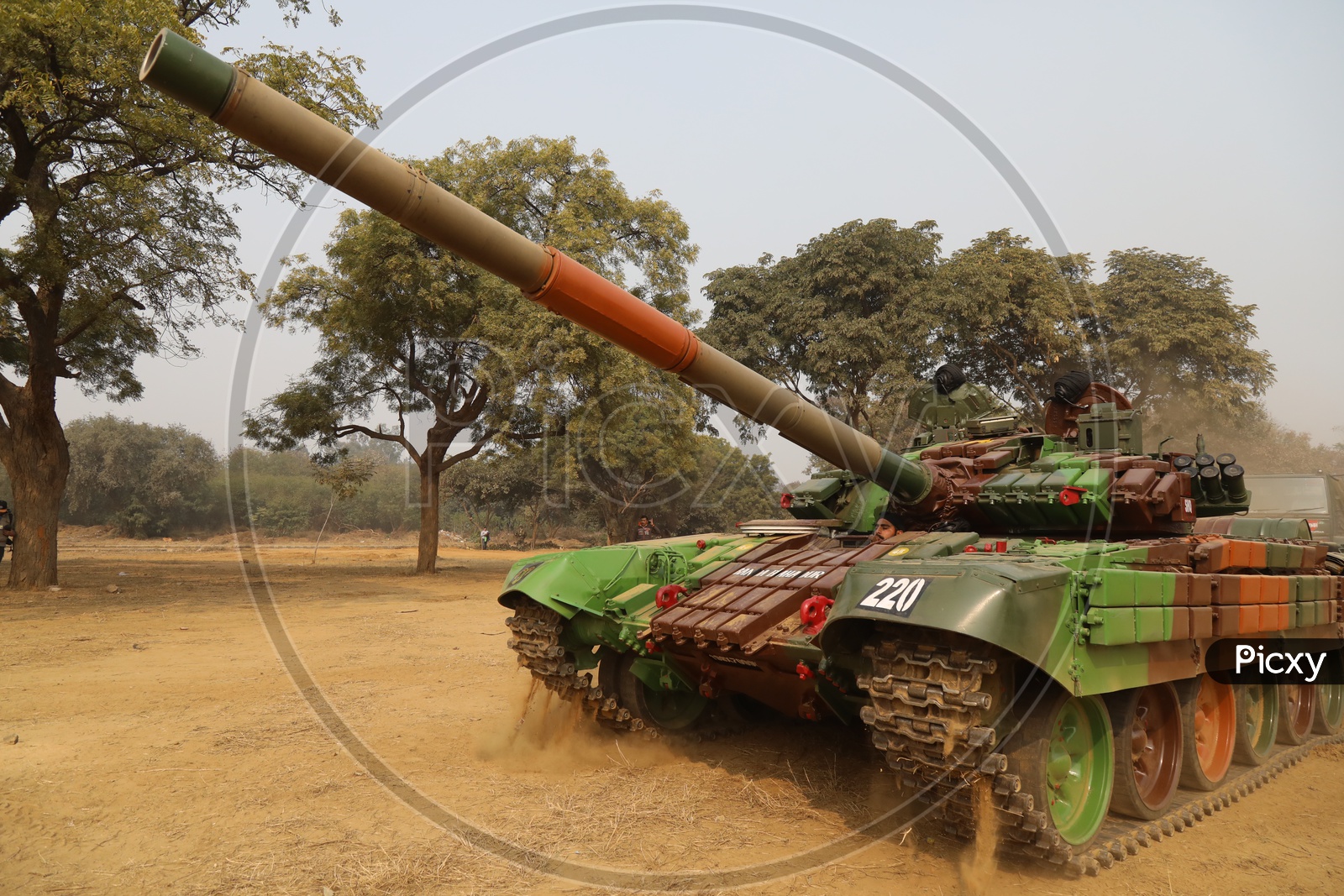 Indian Army Battle Tank T-90 Bhishma