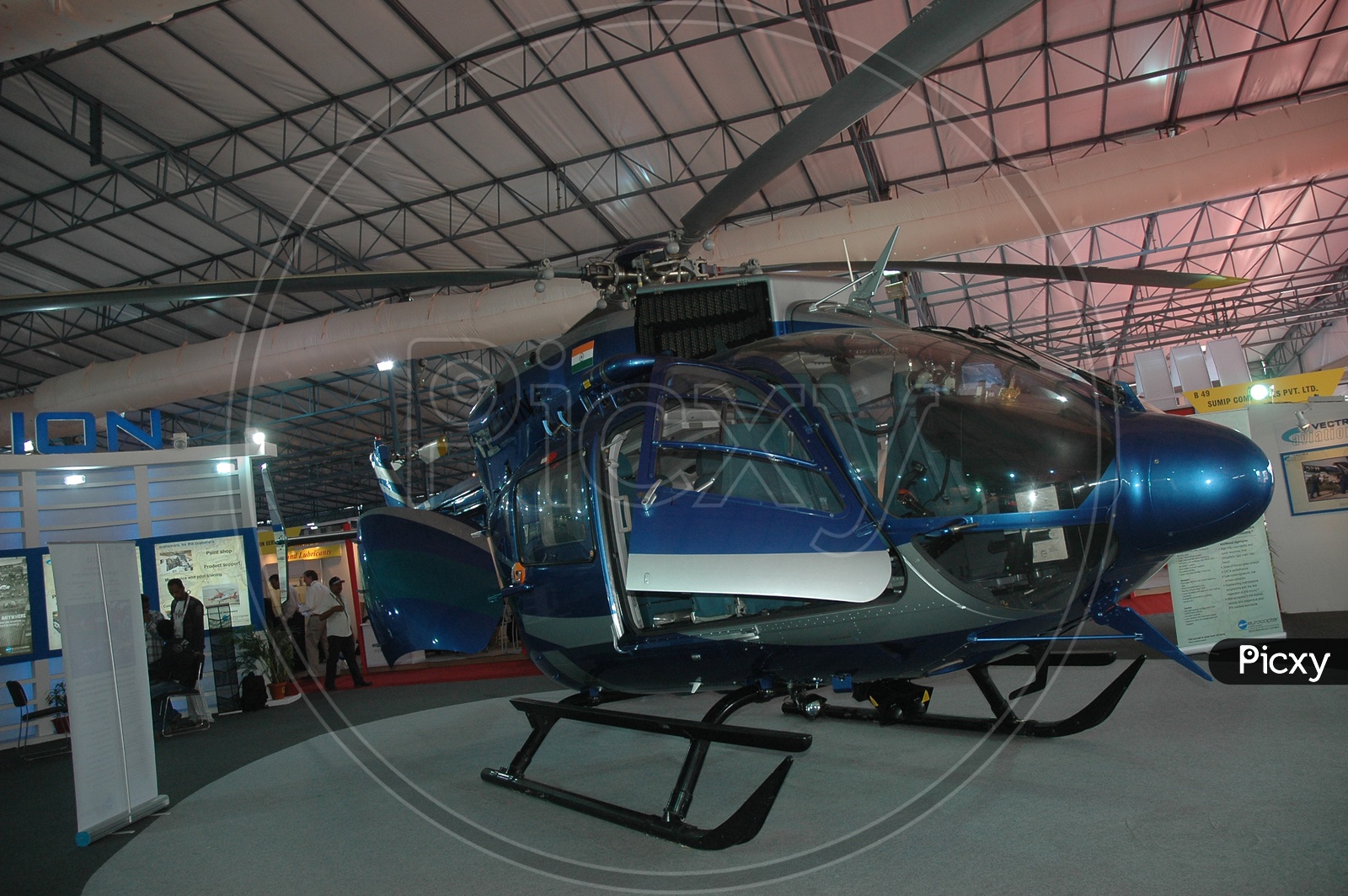 Eurocopter in an exhibition