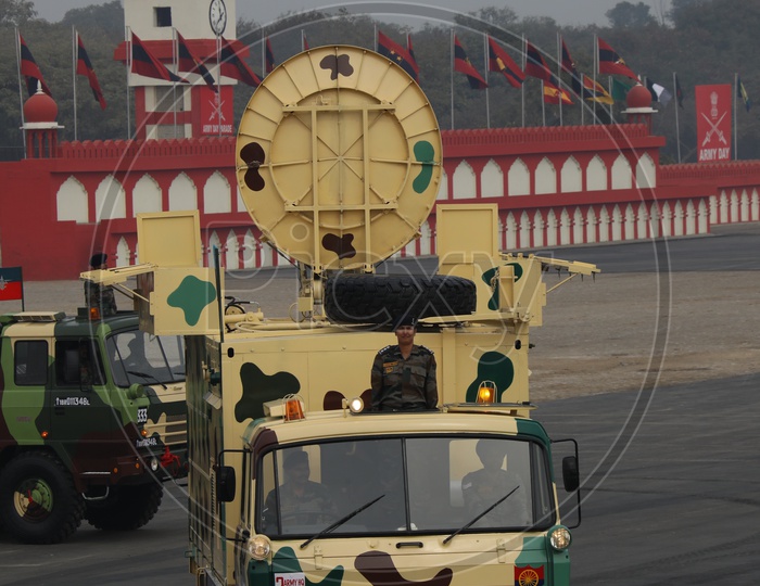 Transportable Satellite Terminal Vehicles of Indian Army