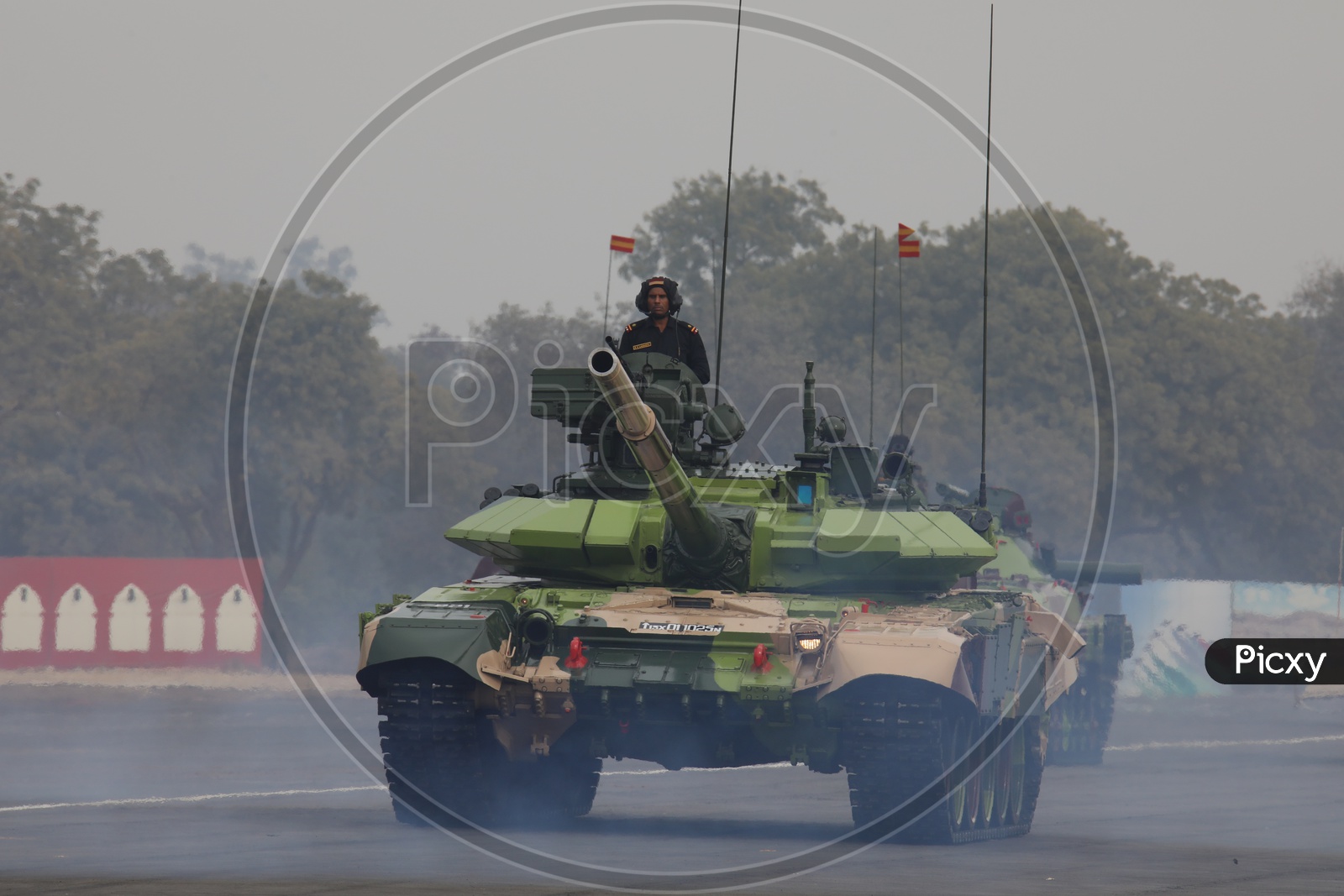Indian Army Battle Tank T-90 Bhishma