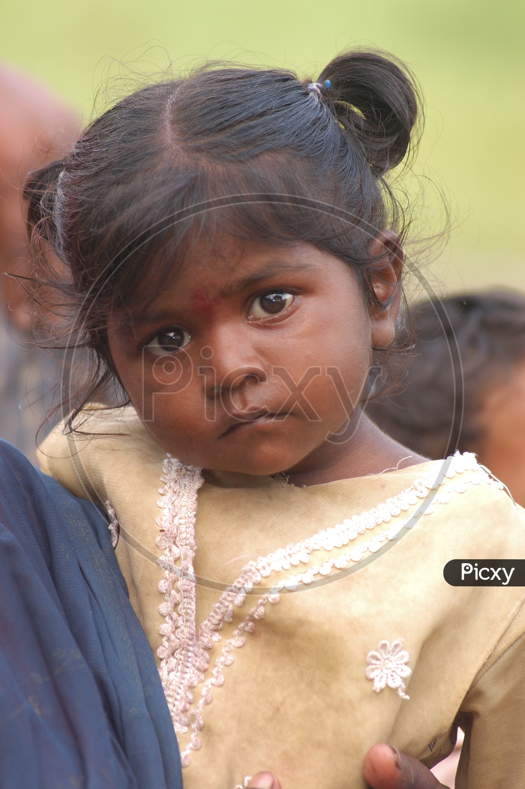 A Girl Child On tribal Village