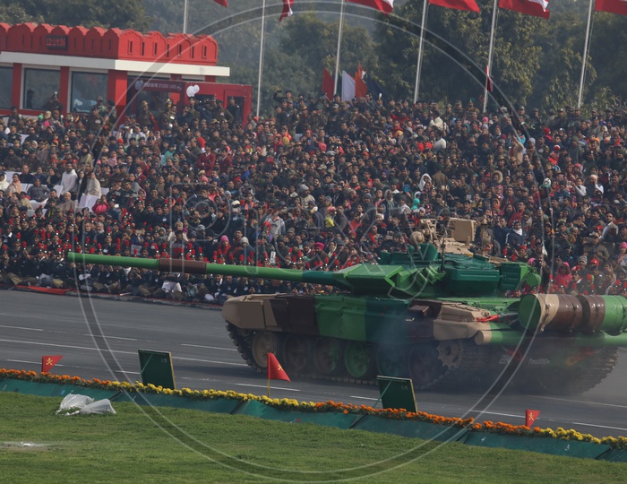 Indian Army Main Battle Tank T-90 Bhishma