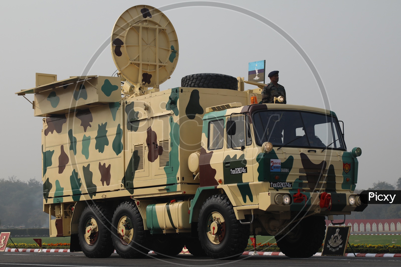 Transportable Satellite Terminal Vehicles of Indian Army