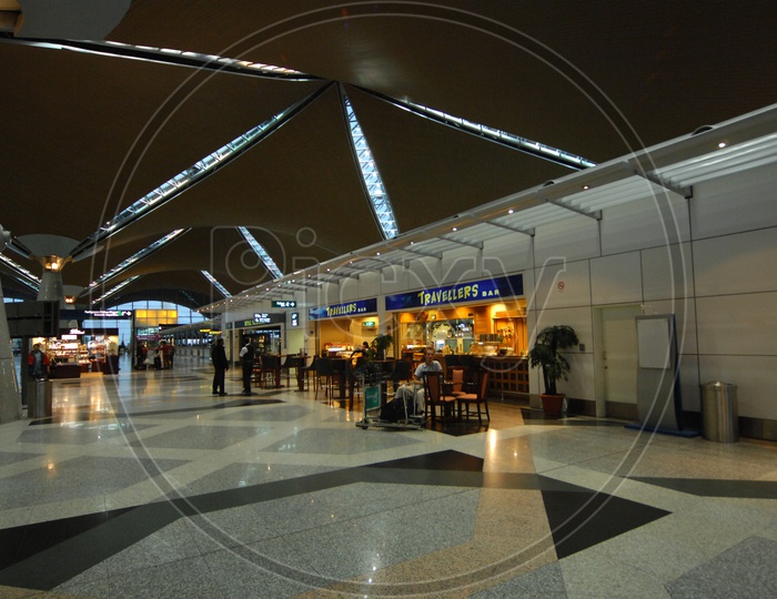 Kuala Lumpur Airport With Passengers and Infra Structure and Travel Scenes