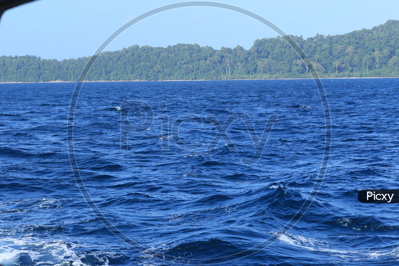 Deep Blue Waters Bay Bengal Sea