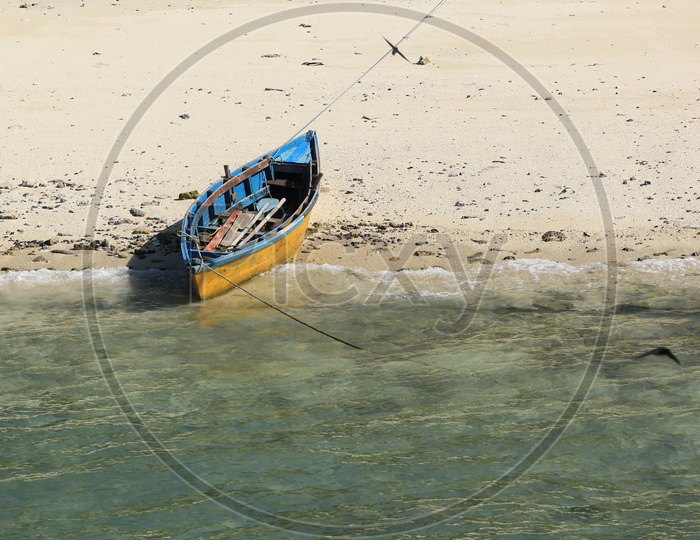 Abandoned Boat along the Port Blair, Andaman and Nicobar Islands