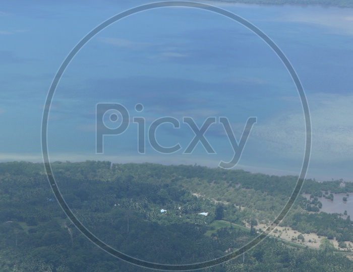 Ariel View of Andaman and Nicobar Islands